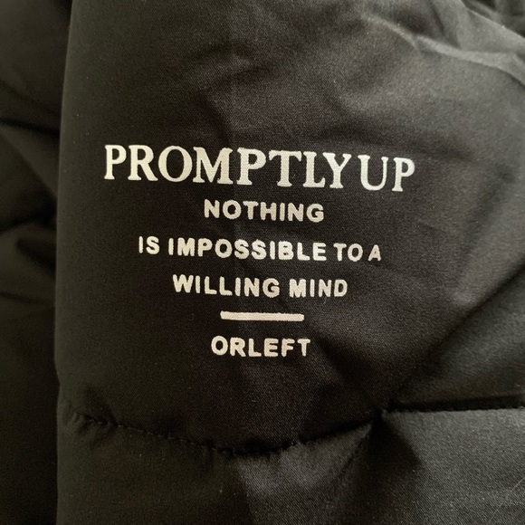 STAND UP COLLAR PUFFER JACKET -MEN - Picture 5 of 5